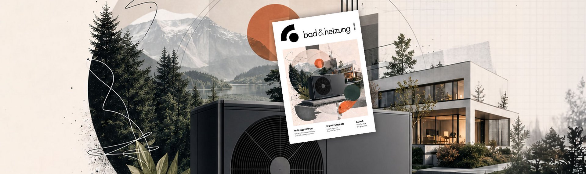 Titel des bad & heizung Journals, Ausgabe 2/2026